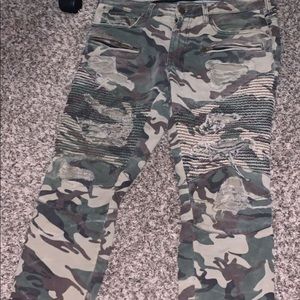 Jordan Craig Camo Moto Jeans